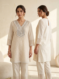 Ivory Heirloom Lace Kurta Set