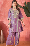 Noor-e-Lilac Co-ord Set