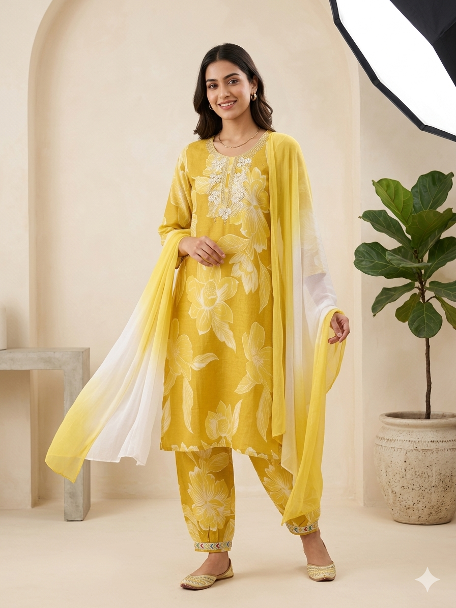 Nooré Bloom Kurta Set