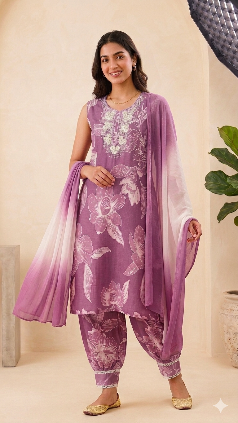 Nooré Bloom Kurta Set